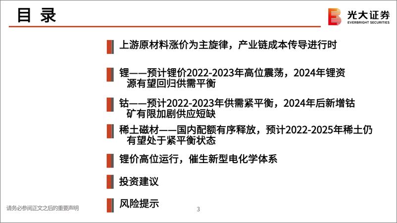 《能源金属行业2022年中期投资策略：锂钴稀土景气度高位震荡，新型电化学体系孕育生机-20220616-光大证券-59页》 - 第5页预览图