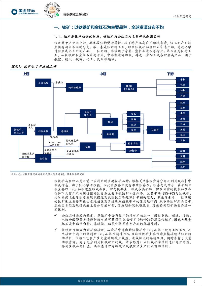 《基础化工行业深度研究-钛矿：全球供需格局偏紧，行业有望维持高景气-240815-国金证券-30页》 - 第5页预览图