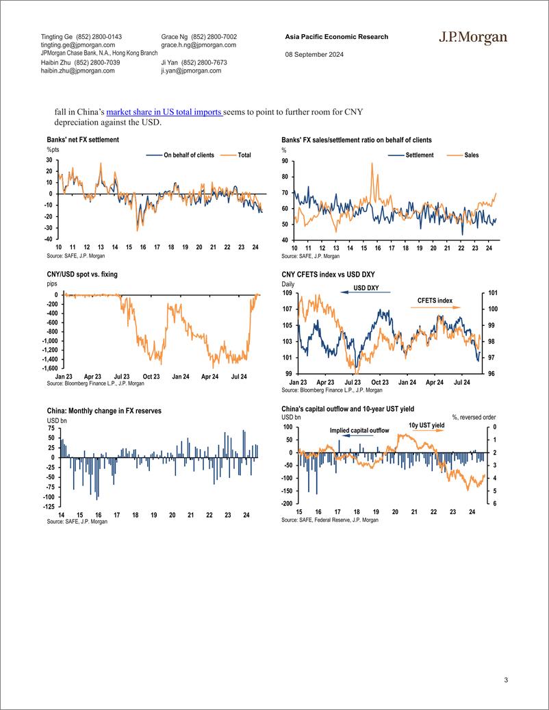 《JPMorgan Econ  FI-China Gauging exporters’ “USD hoarding” FX reserves rose $3...-110239556》 - 第3页预览图