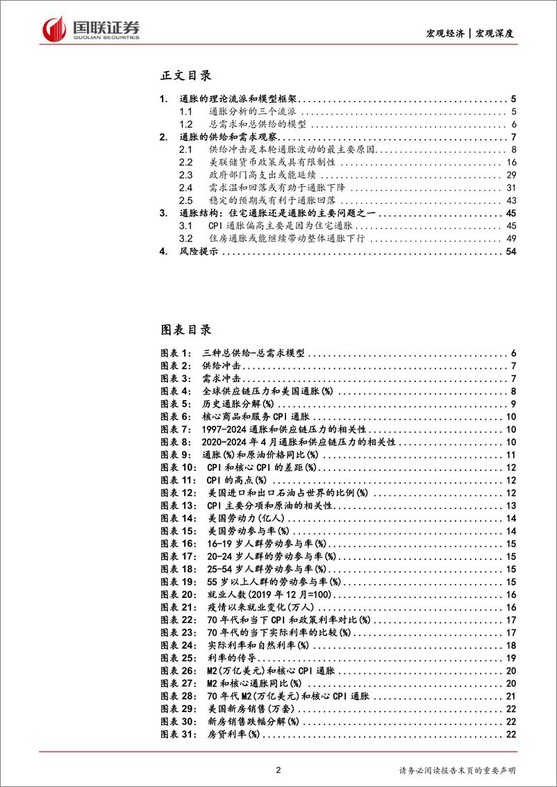 《美国再通胀研究-美国通胀回落：从供给改善到需求走弱-240702-国联证券-55页》 - 第2页预览图