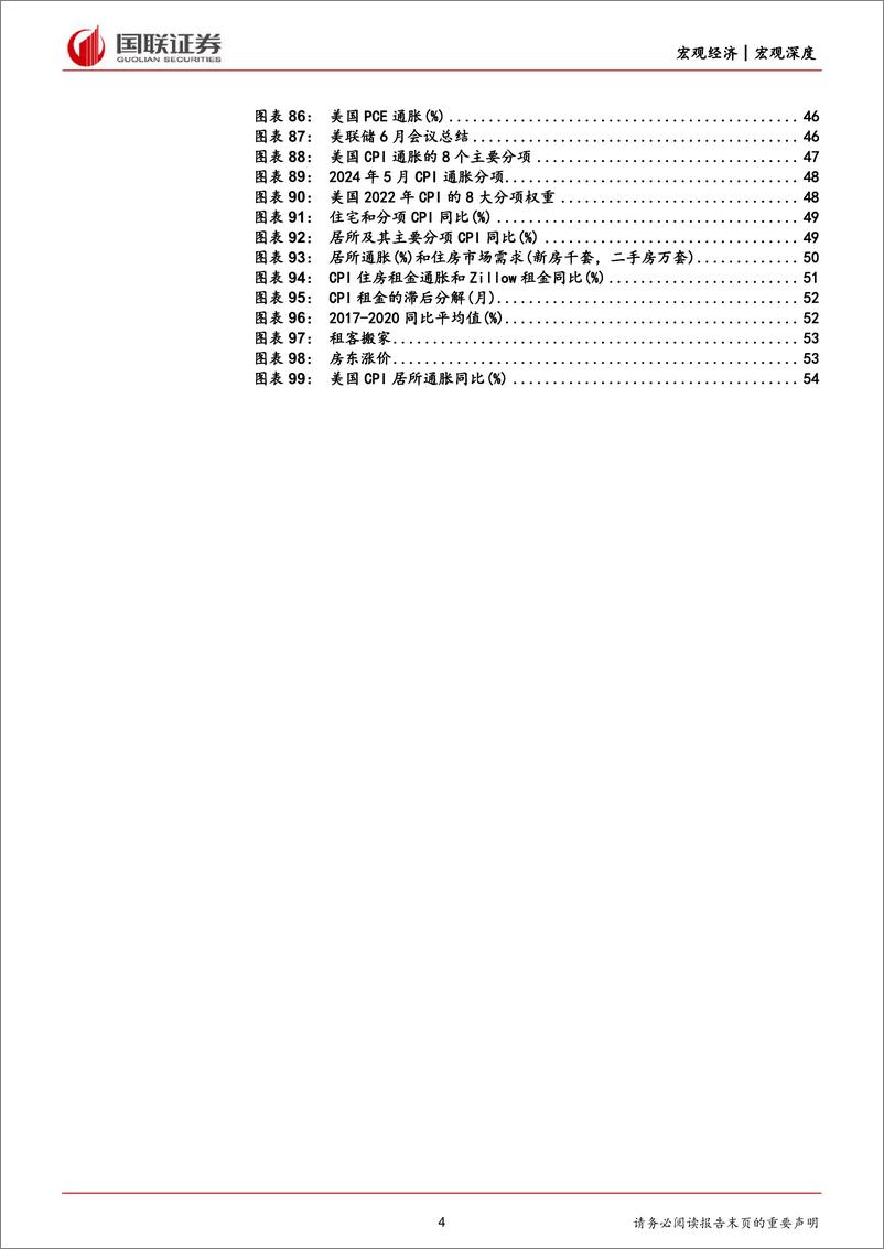 《美国再通胀研究-美国通胀回落：从供给改善到需求走弱-240702-国联证券-55页》 - 第4页预览图