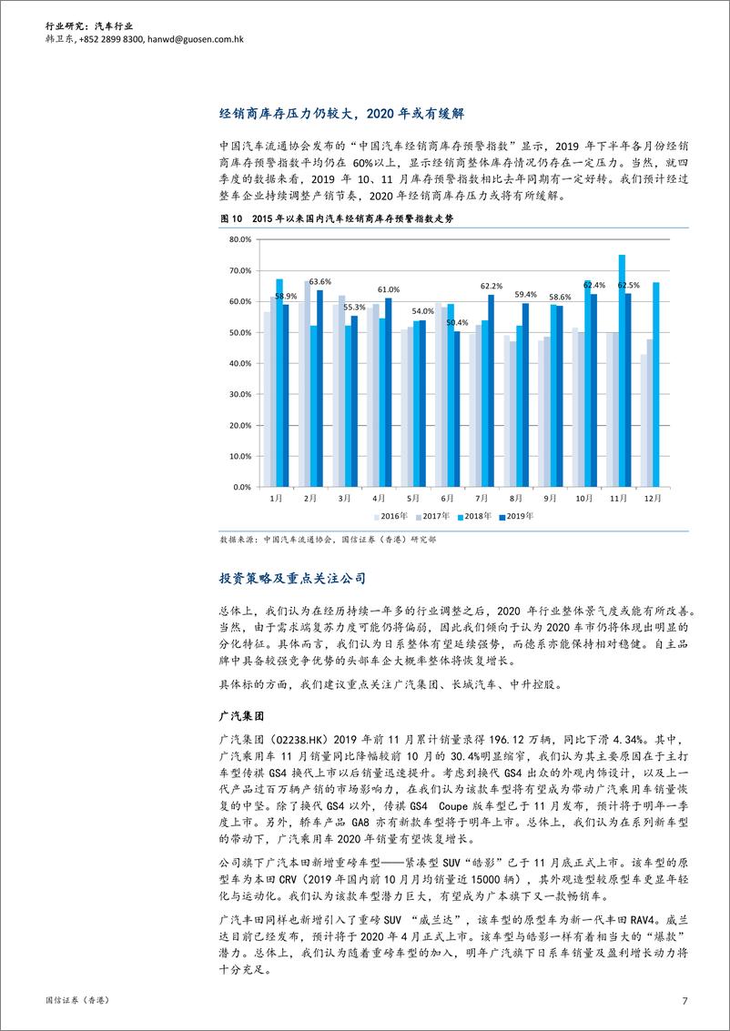 《汽车行业2020年投资策略：分化或延续，优势车企有望突围-20191220-国信证券（香港）-10页》 - 第8页预览图