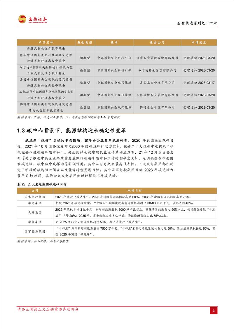 《基金优选系列之三十六：工银中证国新央企现代能源ETF，中特估叠加碳中和政策利好，把握“央企能源改革”投资契机-20230721-西南证券-15页》 - 第7页预览图