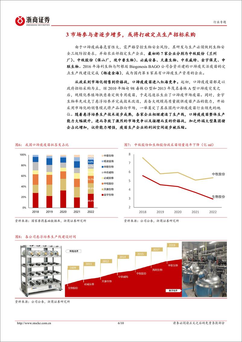 《动保专题系列报告（一）：口蹄疫：红海市场角逐，强者恒强》 - 第6页预览图