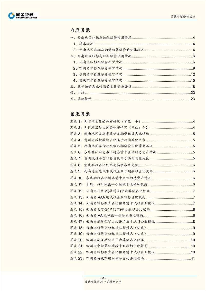 《固收专题分析报告：城投非标手册西南篇（2019版）-20191008-国金证券-24页》 - 第3页预览图