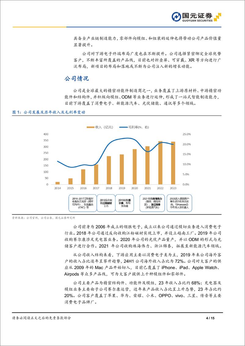 《领益智造(002600)首次覆盖报告：精密制造领军企业，AI引领成长新周期-241223-国元证券-15页》 - 第4页预览图