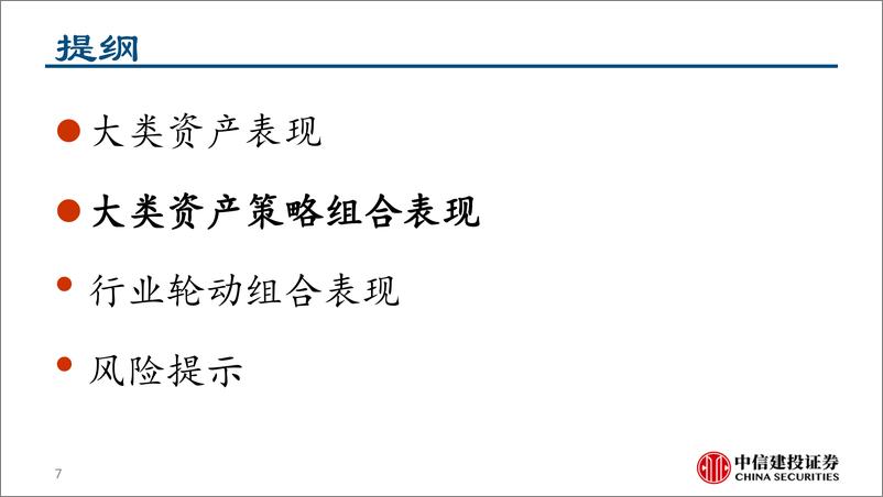 《大类资产配置和A股相对收益策略模拟组合跟踪：A股回调，大类资产配置策略稳定正收益-250113-中信建投-24页》 - 第7页预览图