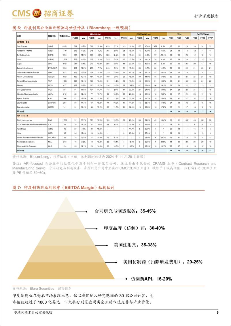 《生物医药行业印度制药系列研究(一)：知印鉴中，30家印度药企深度复盘启示及中国原料药产业发展路径探讨-招商证券-241218-25页》 - 第8页预览图