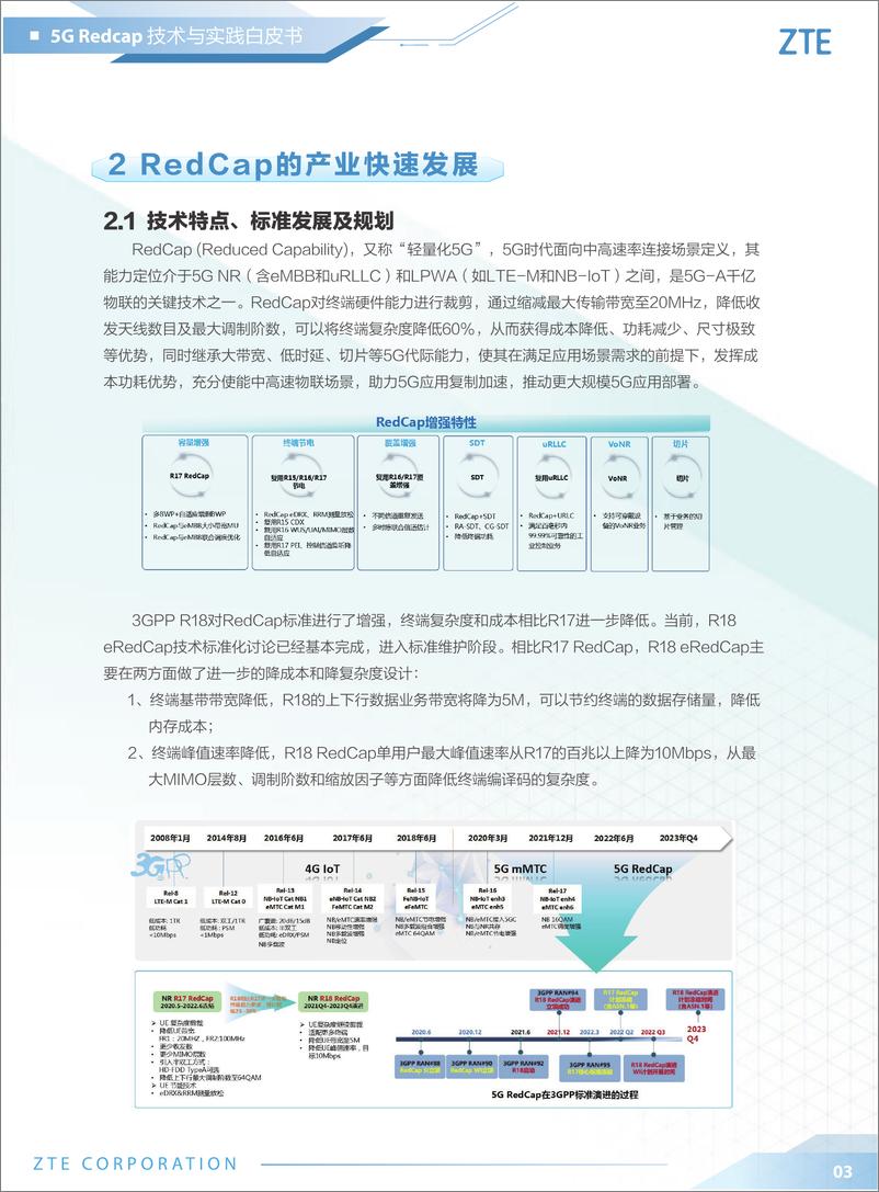 《中兴通讯-5G RedCap技术与实践白皮书2024》 - 第4页预览图