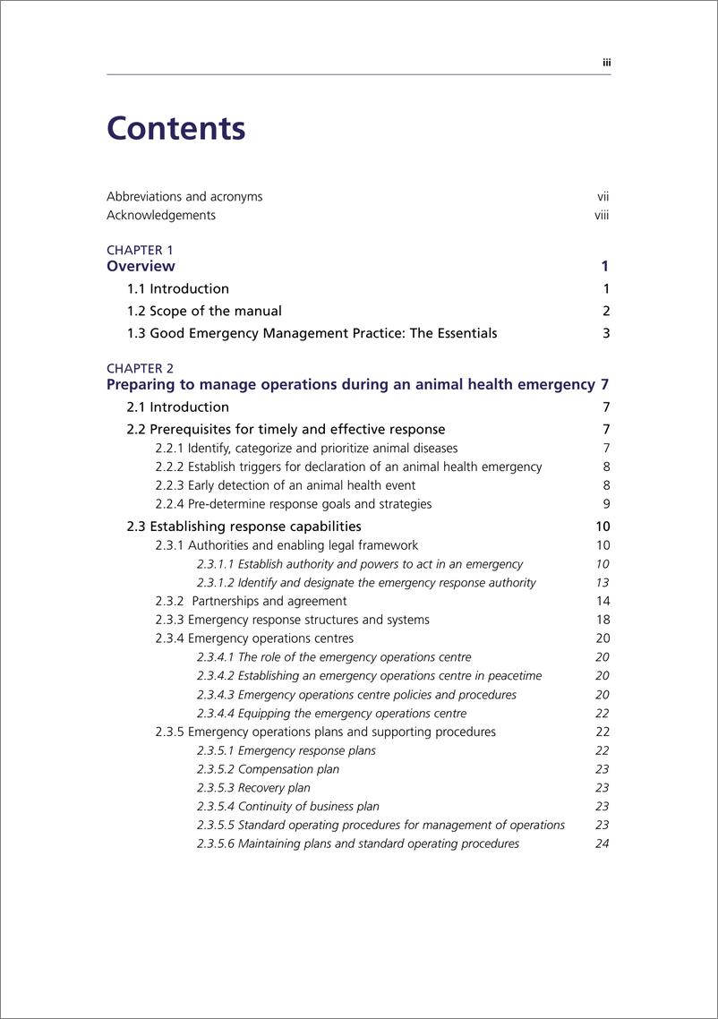 《动物卫生应急行动管理手册》英-91页 - 第4页预览图