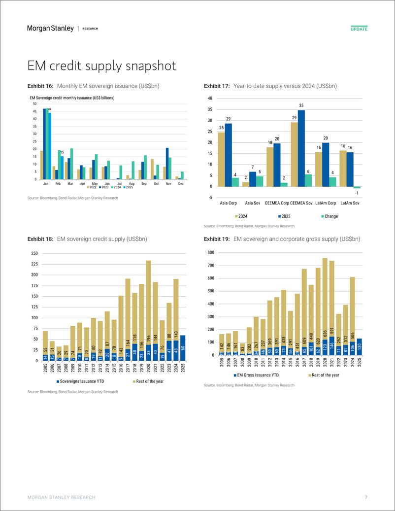 《Morgan Stanley Fixed-EM Fixed Income Flows Update Where Supply Meets Demand-113422599》 - 第7页预览图