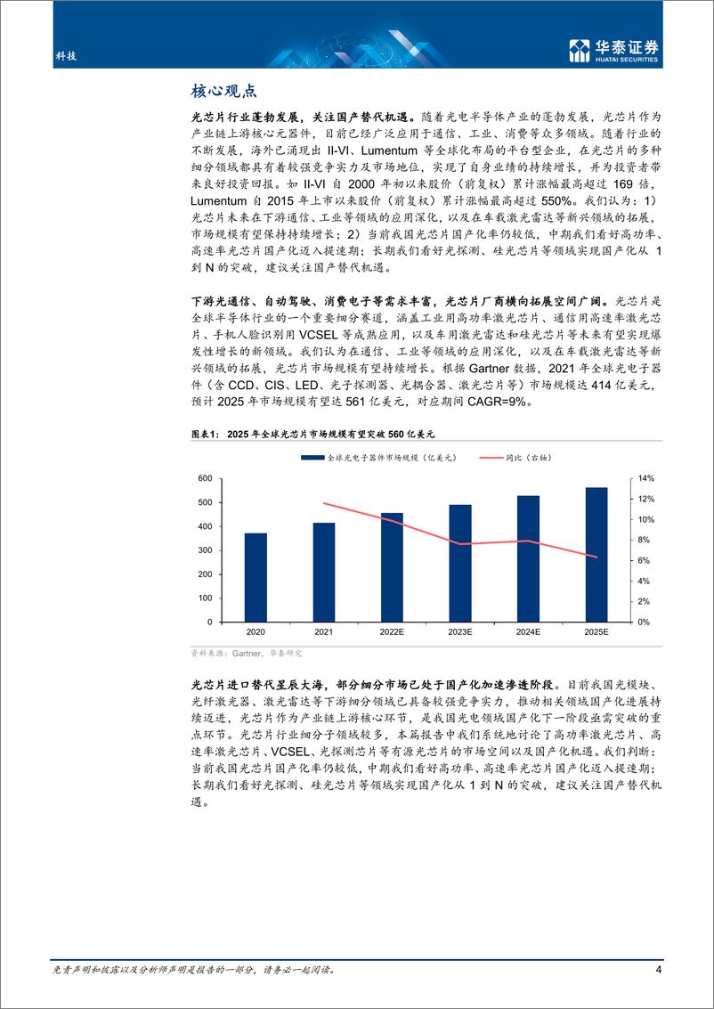 《通信电子行业光芯片：光电子产业国产化的下一站-20220801-华泰证券-54页》 - 第5页预览图