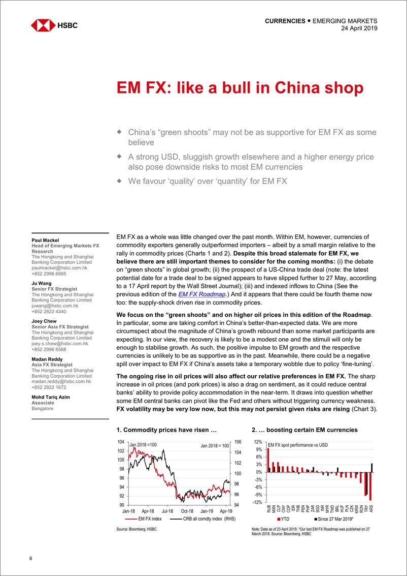 《汇丰银行-新兴市场-外汇策略-新兴市场外汇路线图：就像一头闯进瓷器店的公牛-2019.4.24-92页》 - 第7页预览图