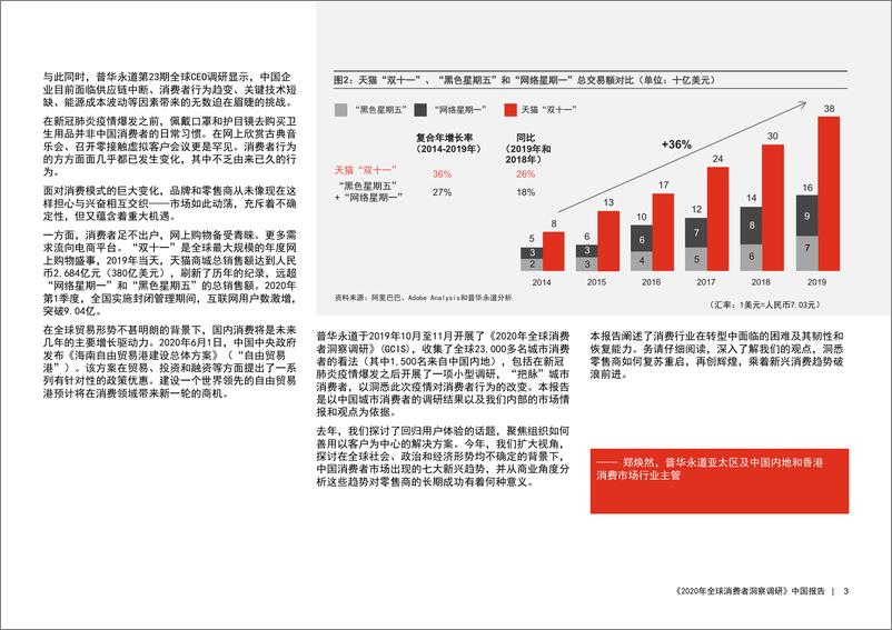 《2020年全球消费者洞察调研》中国报告-普华永道-202009 - 第3页预览图