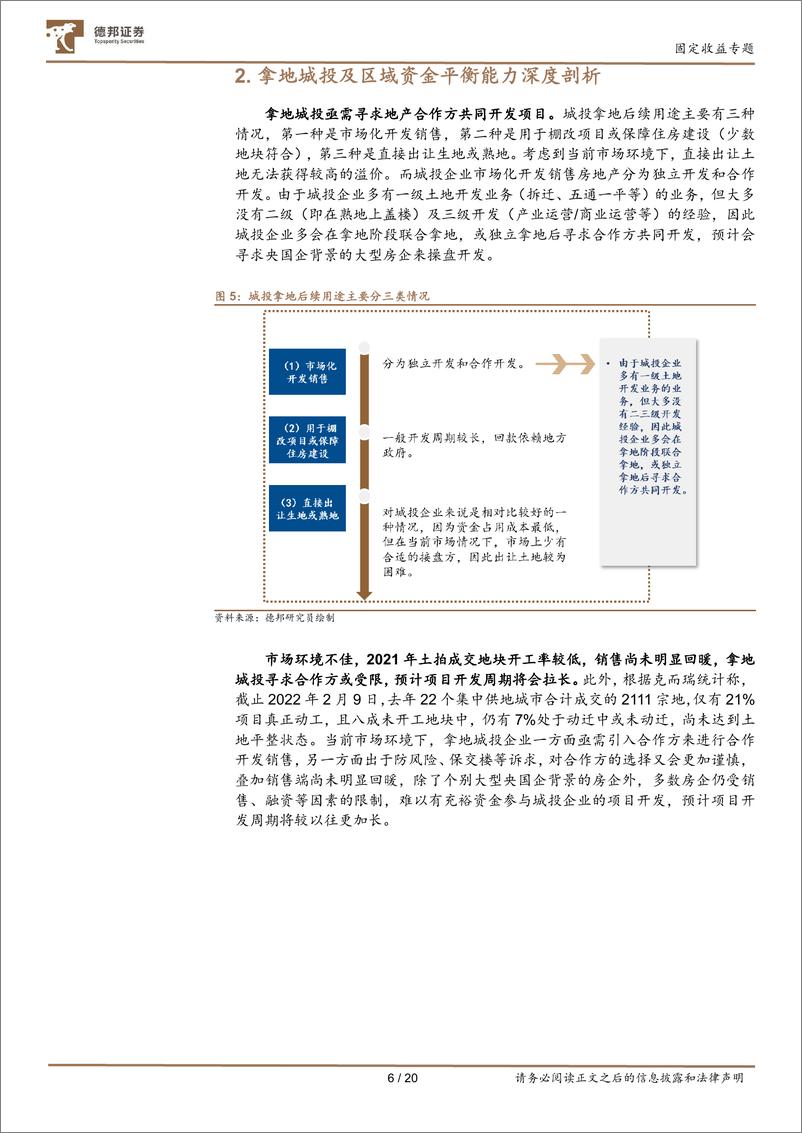 《固定收益专题：拿地城投及区域资金平衡能力深度剖析-20220731-德邦证券-21页》 - 第8页预览图