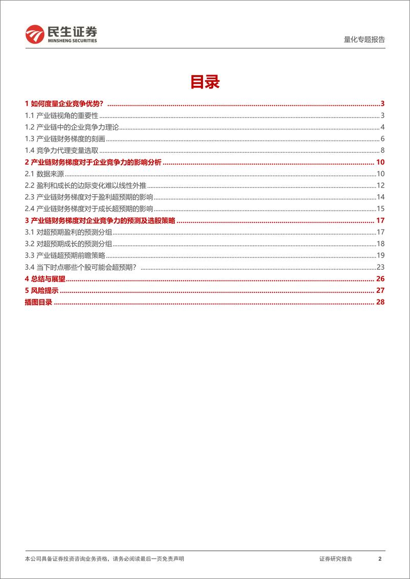 《量化专题报告：财务梯度，产业链视角下的企业竞争力研究-20230609-民生证券-29页》 - 第3页预览图