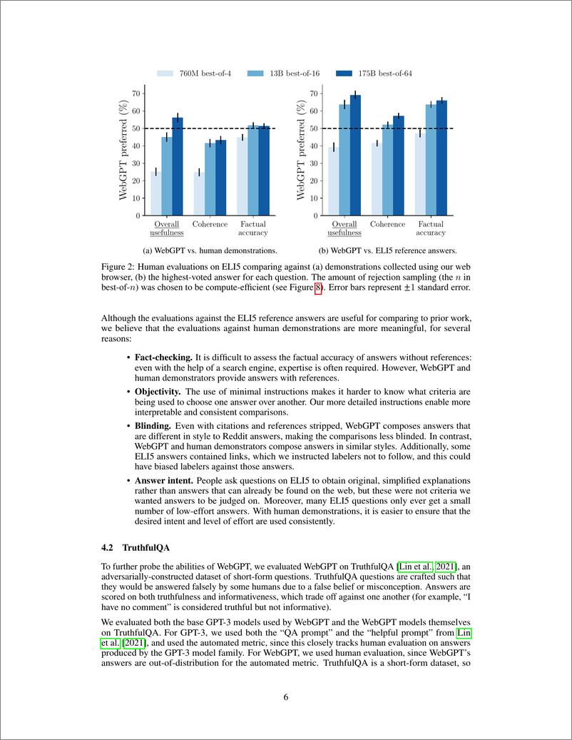 《OpenA202WebGPT - Browser-assisted question-answering with human feedbackd》 - 第6页预览图