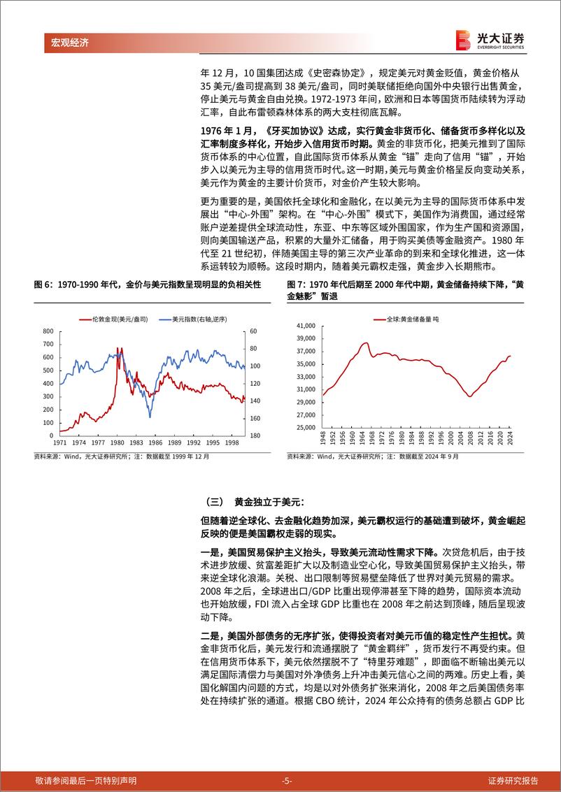 《光大投资时钟》系列第二十一篇：黄金与美元变局-250107-光大证券-12页pdf - 第5页预览图