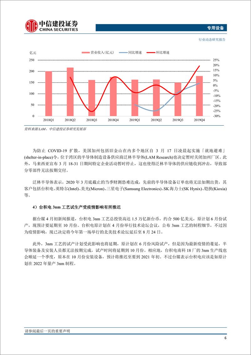 《专用设备行业半导体设备系列动态之八：国内厂商复产较好，海外疫情或影响国际设备厂Q1业绩-20200410-中信建投-12页》 - 第8页预览图