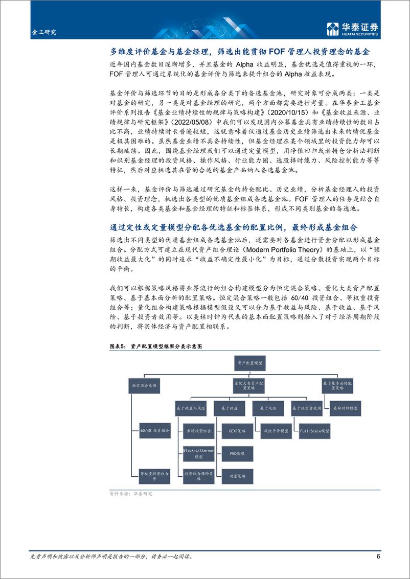 《金工深度研究： 基金组合构建流程与场景化投资案例-20220816-华泰证券-31页》 - 第7页预览图