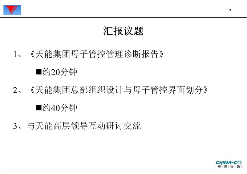 《天能国际集团母子管控诊断报告》 - 第3页预览图