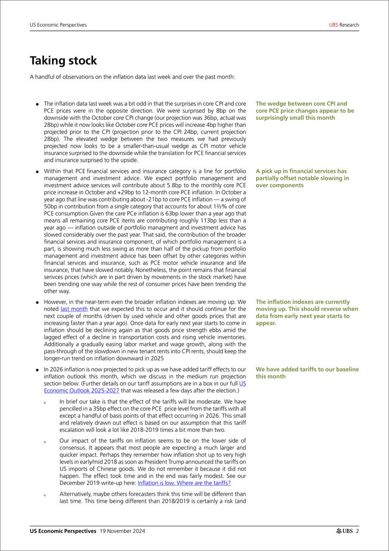 《UBS Economics-US Economic Perspectives _US Inflation Monthly The bumpy ro...-111683002 (1)》 - 第2页预览图