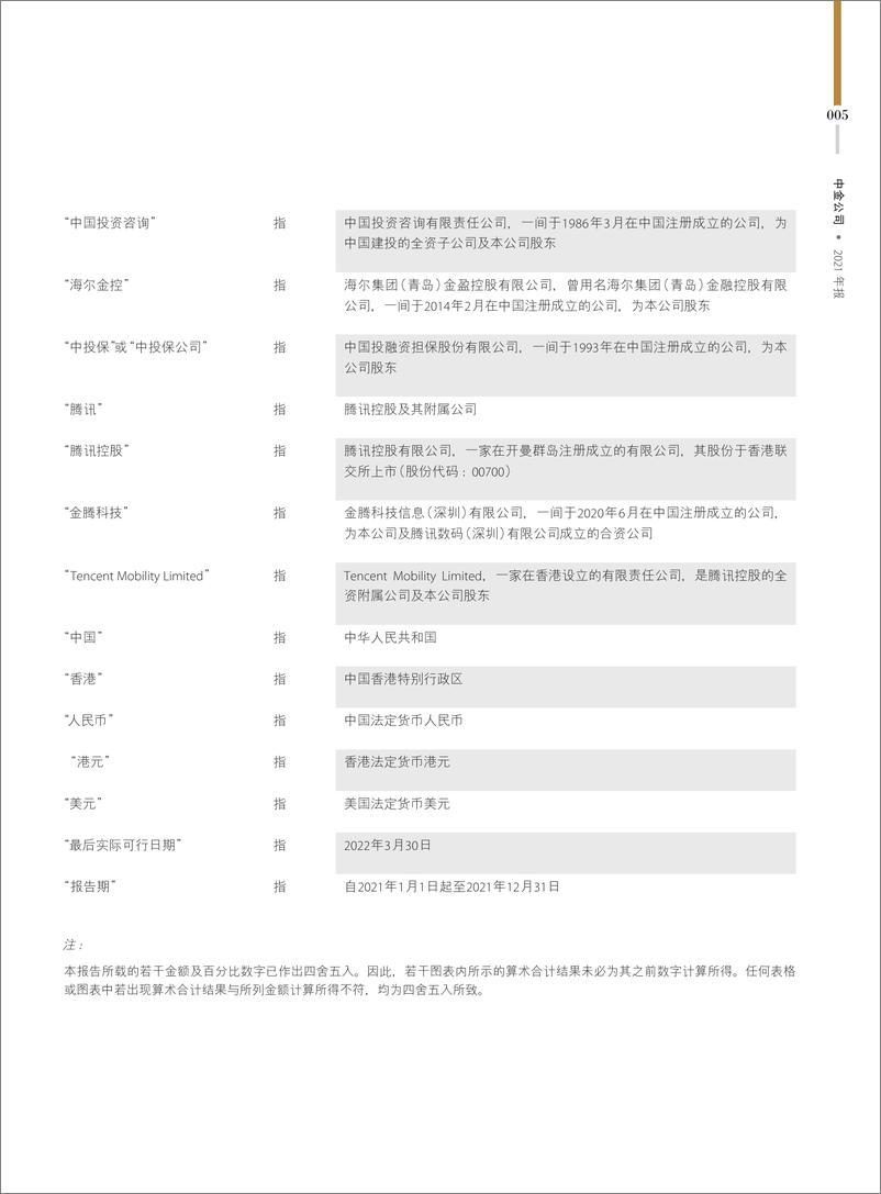 《中金公司2021年年度报告》 - 第8页预览图