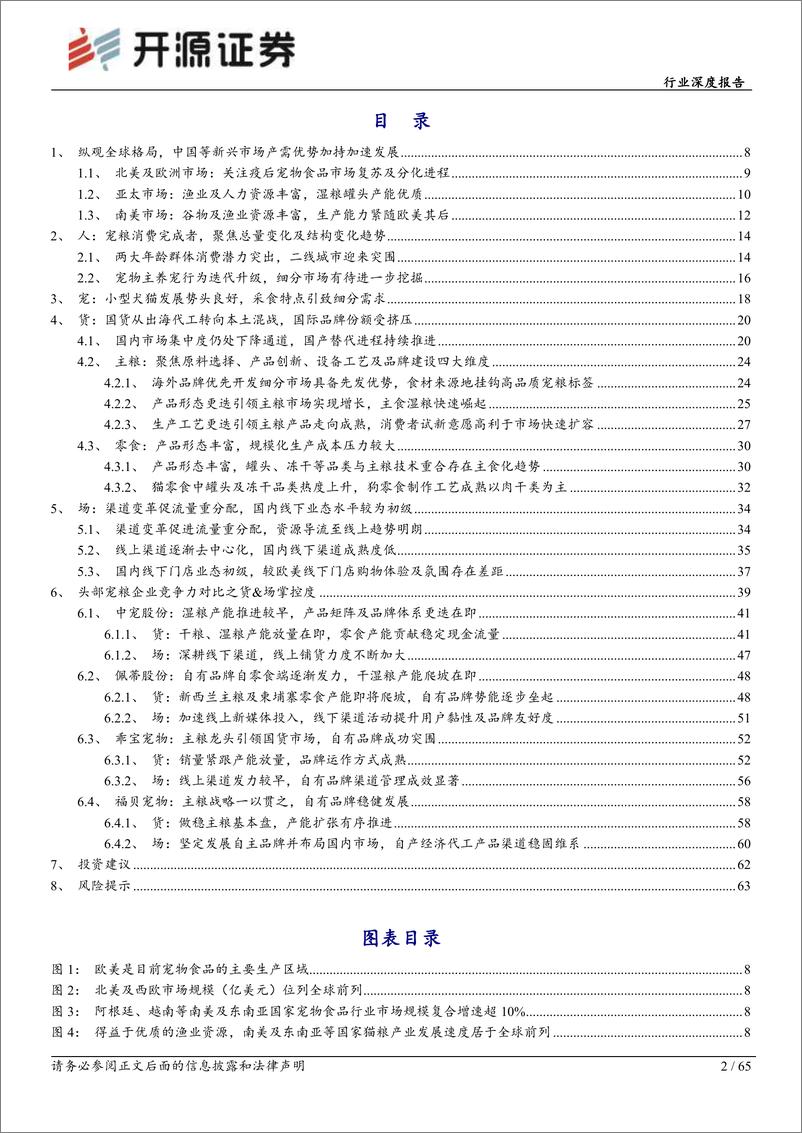 《农林牧渔行业深度报告：宠物行业观察系列（一），人、宠、货、场四维解构国内宠物食品行业-20230323-开源证券-65页》 - 第3页预览图