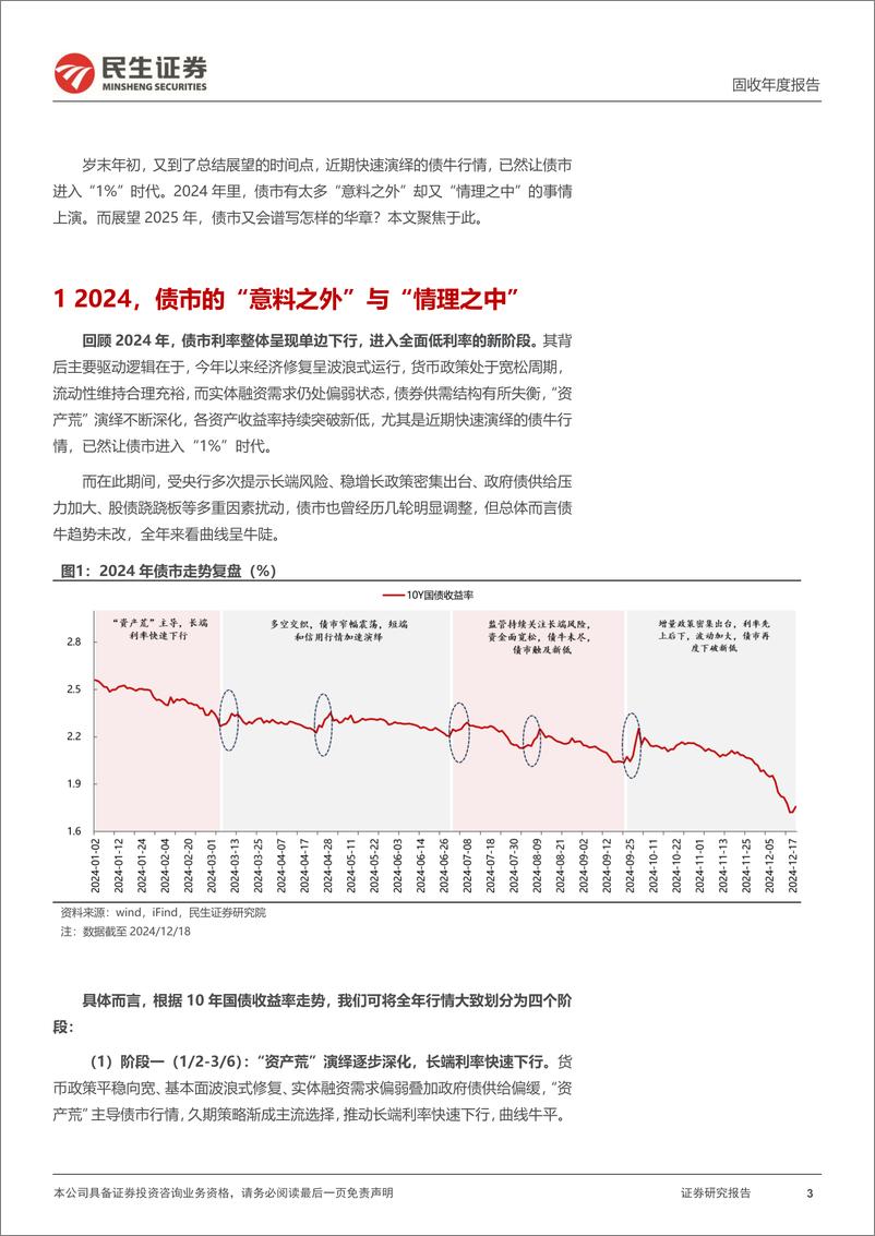 《2025年债市展望：2025，债市“1%25”时代？-241219-民生证券-52页》 - 第3页预览图