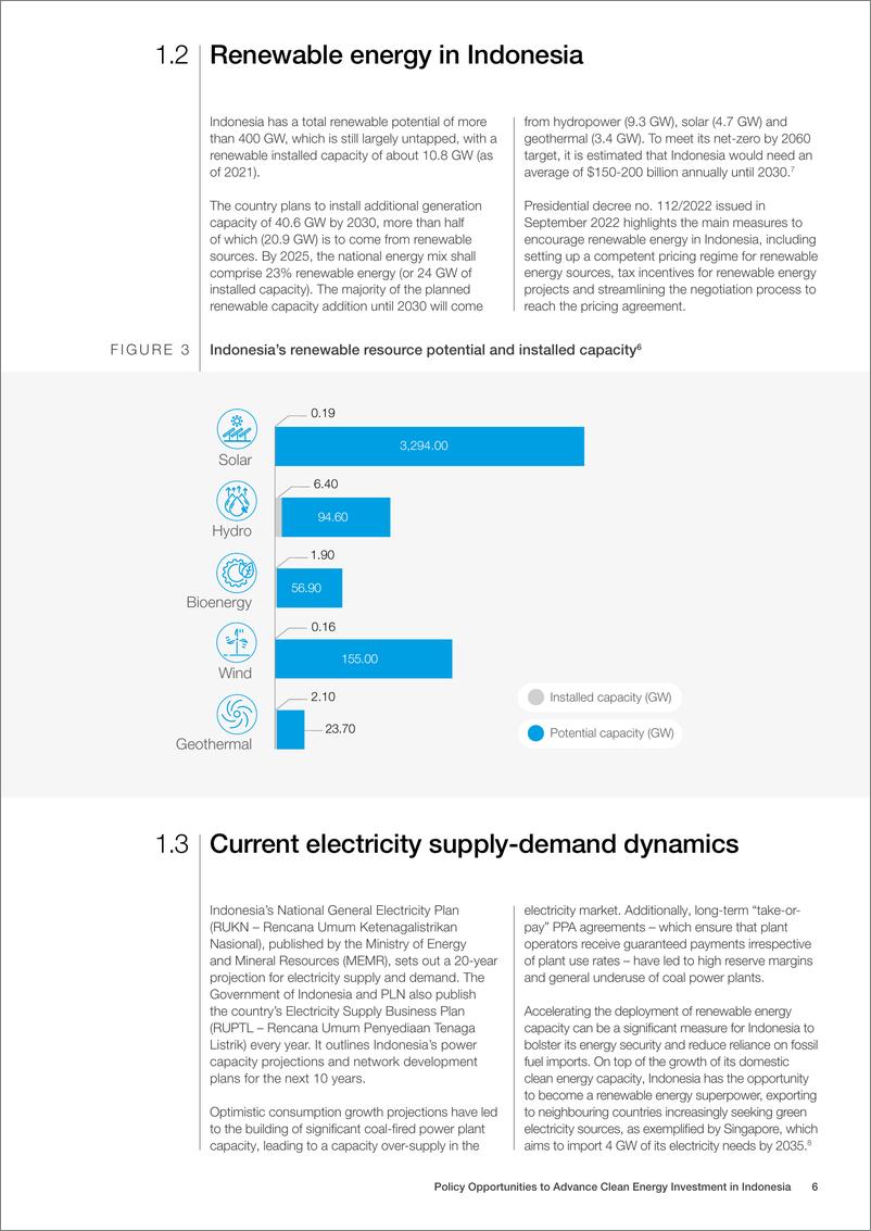 《世界经济论坛-促进印度尼西亚清洁能源投资的政策机遇（英）-2022.11-19页》 - 第7页预览图
