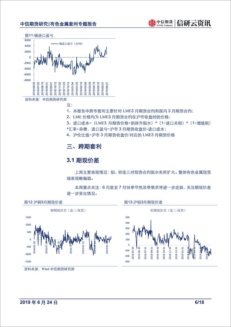 《有色金属专题报告：人民币升值预期下，继续关注铜和铝跨市场正套机会-20190624-中信期货-18页》 - 第7页预览图