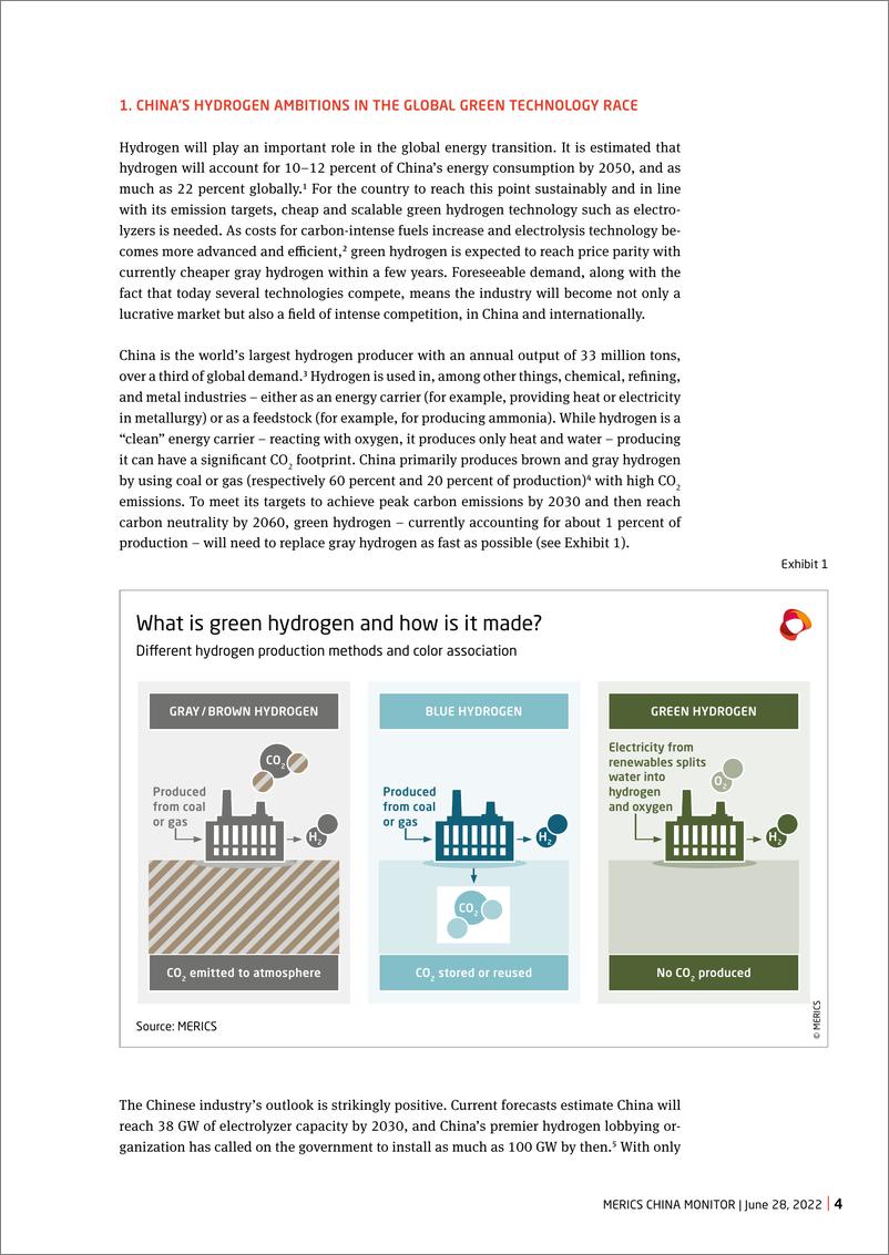 《中国新兴的绿色氢产业：政策、研究和商业如何打造新产业（英）-德国墨卡托中国研究所--2022.6-24页》 - 第5页预览图