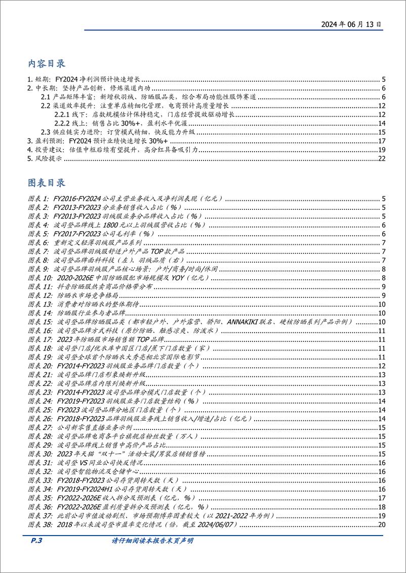 《波司登(03998.HK)品类扩充，产品创新，综合布局功能性服饰赛道-240613-国盛证券-23页》 - 第3页预览图