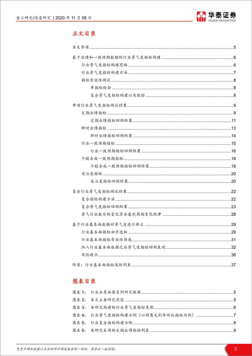 《华泰证券-华泰基本面轮动系列之八： 行业配置策略景气度视角-201105》 - 第2页预览图