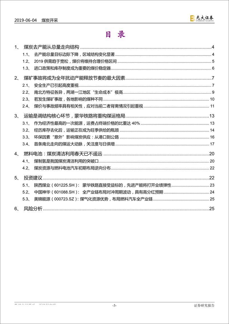 《煤炭行业2019年下半年投资策略：从去产能到调结构，煤运版图变革在即-20190604-光大证券-26页》 - 第4页预览图