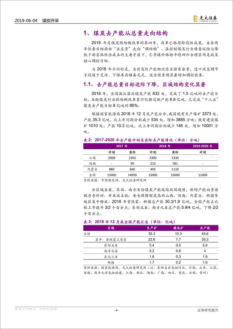 《煤炭行业2019年下半年投资策略：从去产能到调结构，煤运版图变革在即-20190604-光大证券-26页》 - 第5页预览图