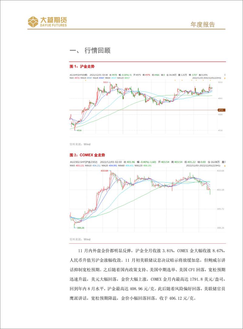 《贵金属期货年度报告：宽松高涨，金银走强-20221203-大越期货-20页》 - 第3页预览图