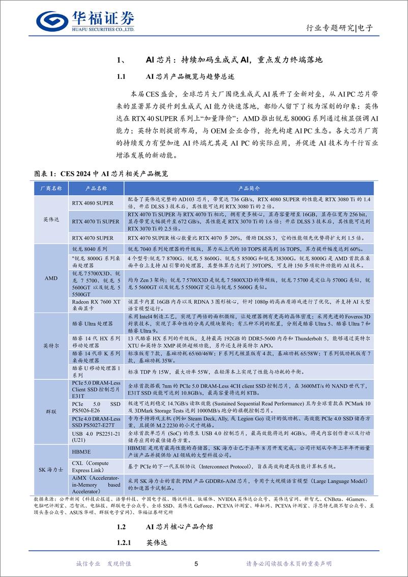 《华福证券：2024 CES大会行业专题报告-AI深度赋能-产业创新纷呈》 - 第5页预览图