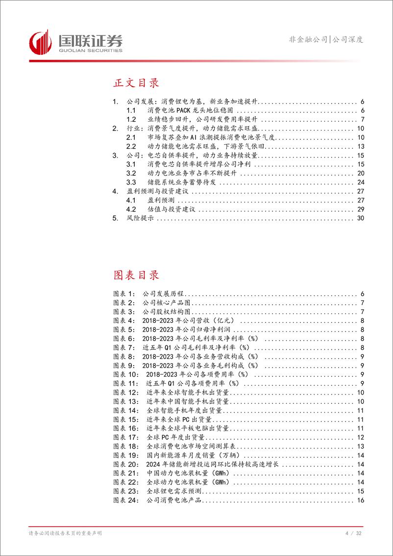 《欣旺达(300207)消费业务表现亮眼，看好动储市场潜力-240822-国联证券-33页》 - 第5页预览图