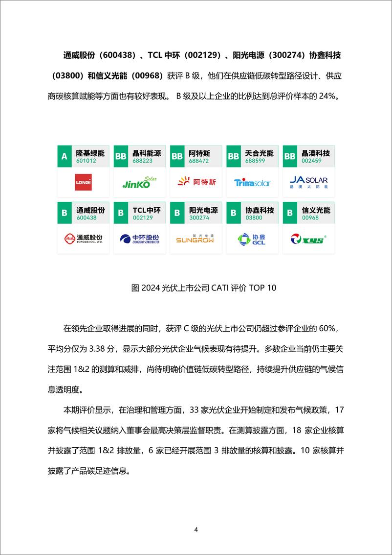 《2024光伏上市公司-企业气候行动指数（CATI）报告-IPE公众环境研究中心-67页》 - 第7页预览图