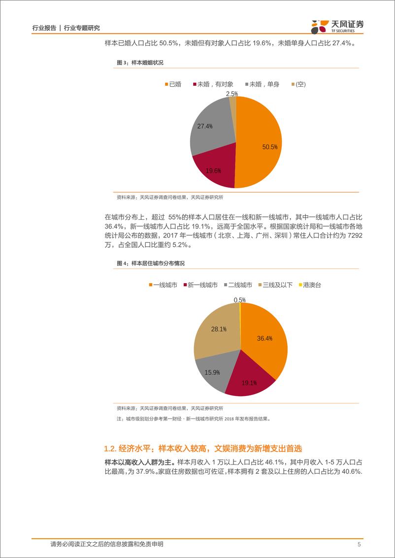 《传媒行业专题研究：2100份问卷看真实的中国文娱消费-20190215-天风证券-20页》 - 第6页预览图