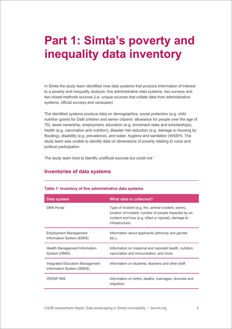 《Devinit-尼泊尔LNOB评估：Simta市的数据景观（英）-2023》 - 第6页预览图