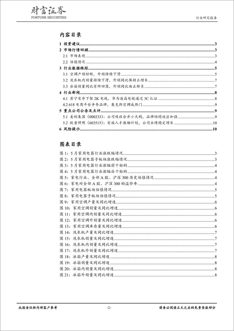 《家用电器行业：白电旺季将来临，景气度有望回升-20190604-财富证券-11页》 - 第3页预览图