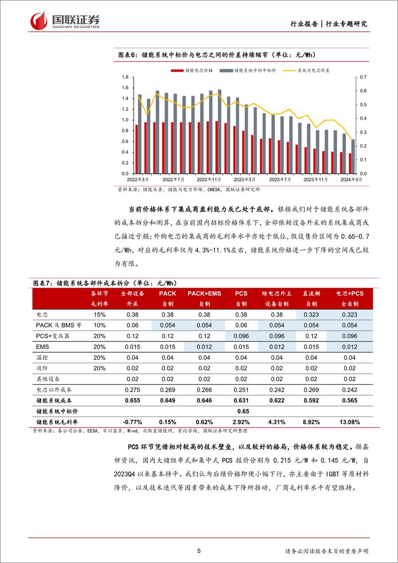 《电力设备行业专题研究：储能景气度底部回升-240414-国联证券-12页》 - 第5页预览图