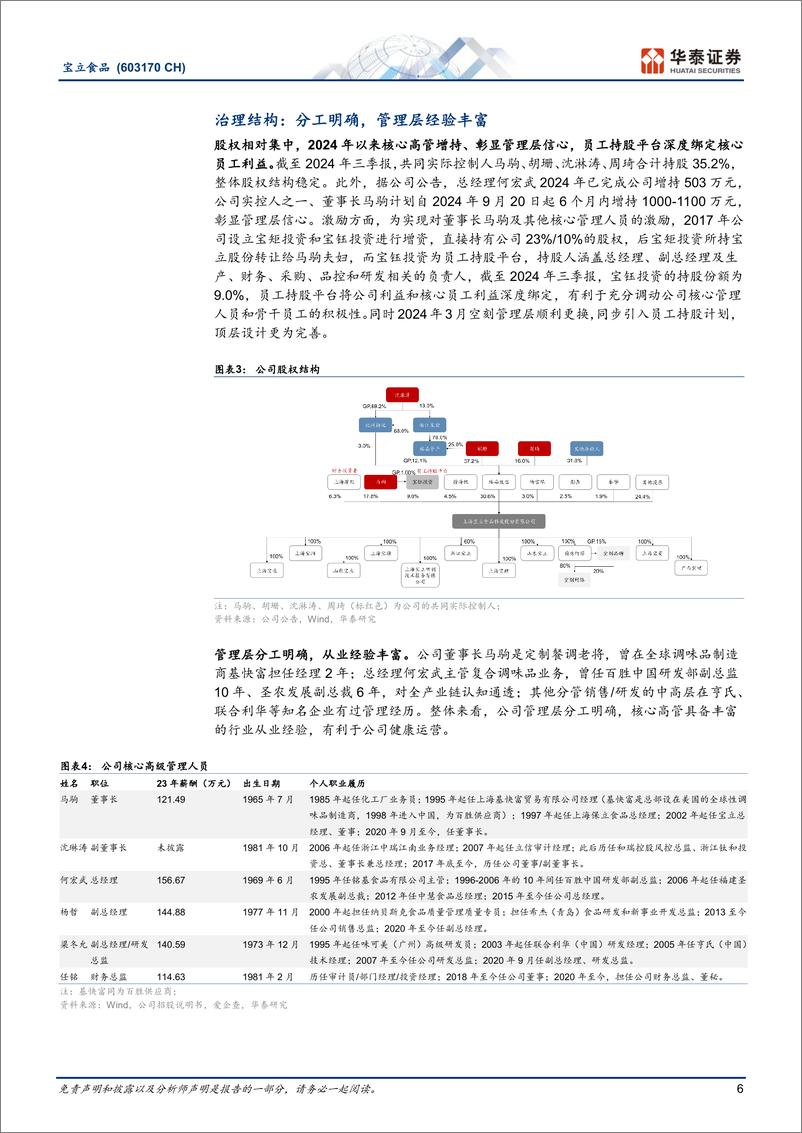 《宝立食品(603170)餐调龙头，攻守兼备-241223-华泰证券-24页》 - 第6页预览图