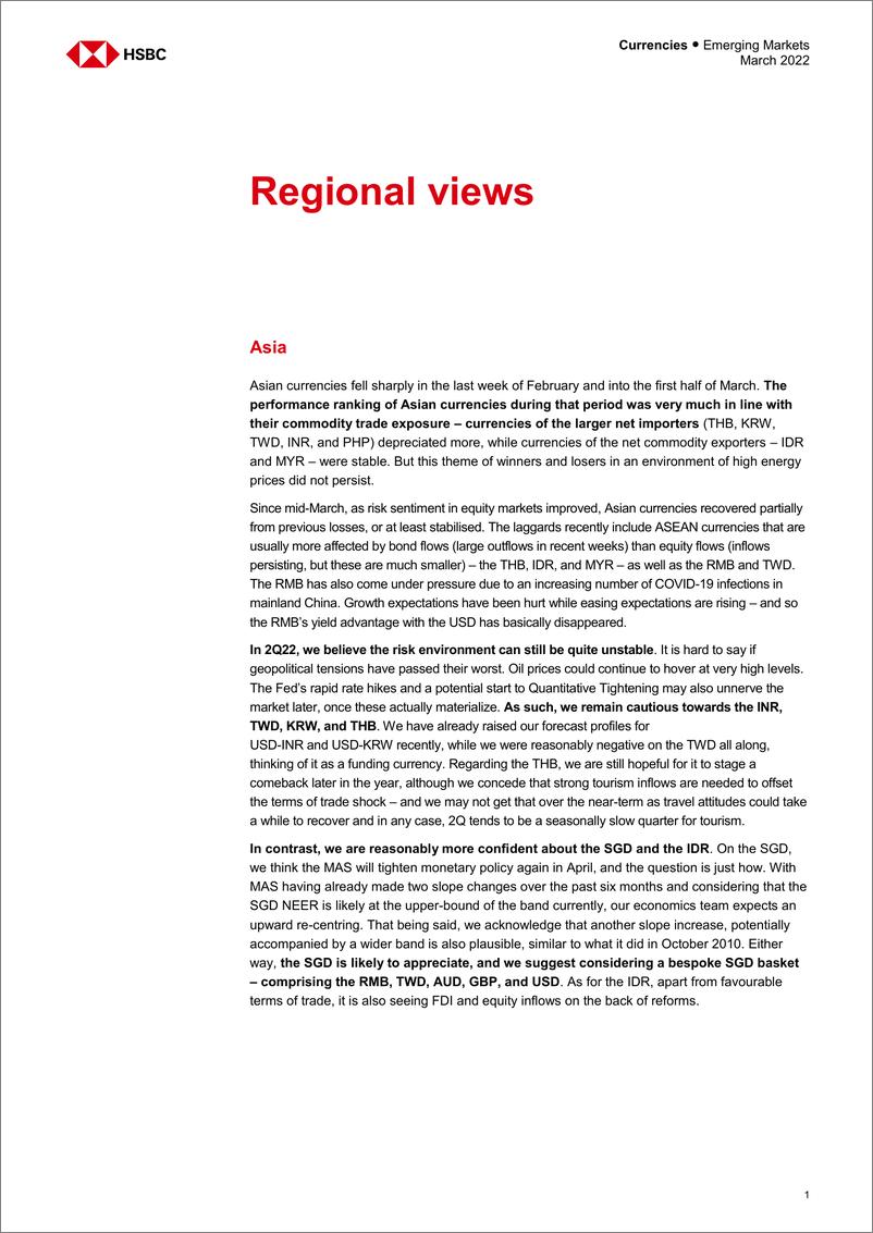 《HSBC-新兴市场投资策略-外汇路线图：震动与破裂-2022.3-95页》 - 第3页预览图