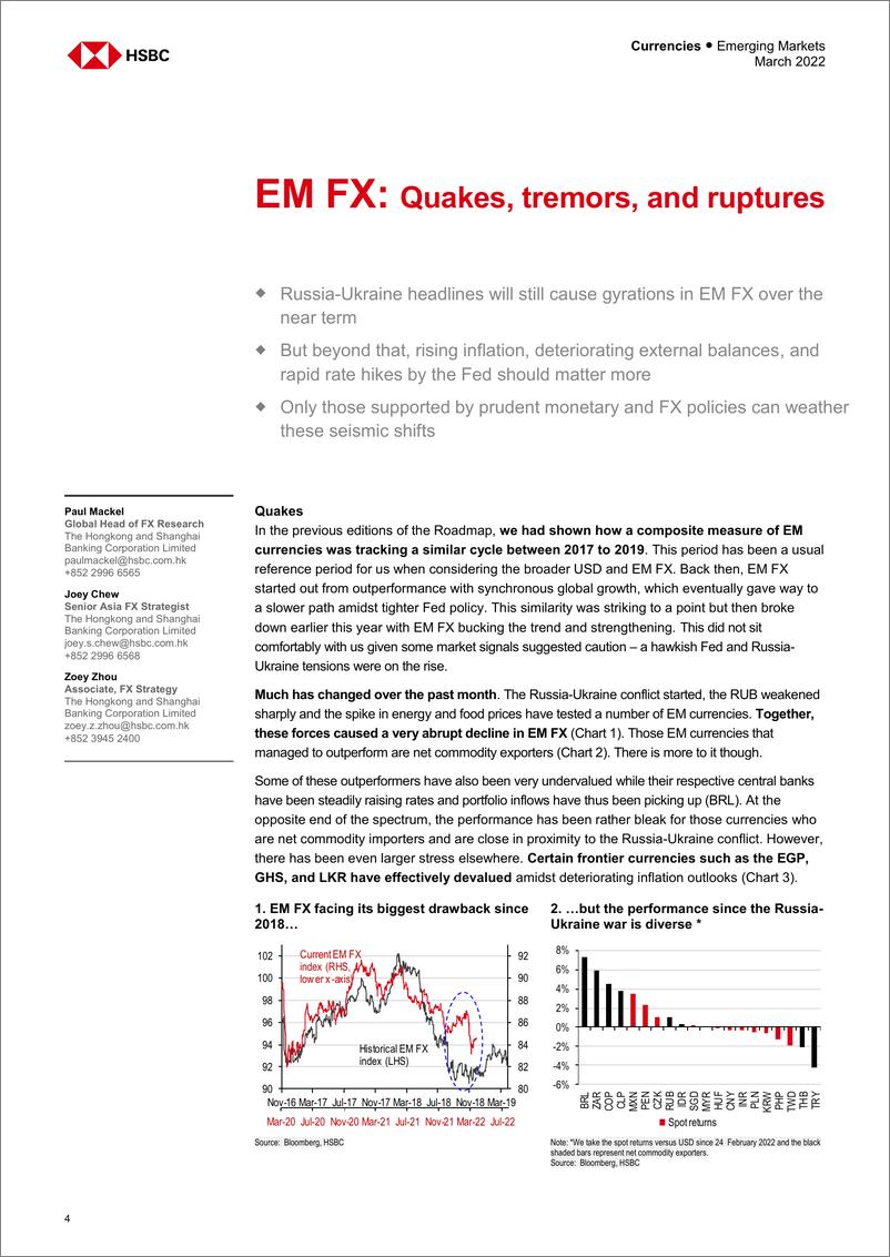 《HSBC-新兴市场投资策略-外汇路线图：震动与破裂-2022.3-95页》 - 第6页预览图