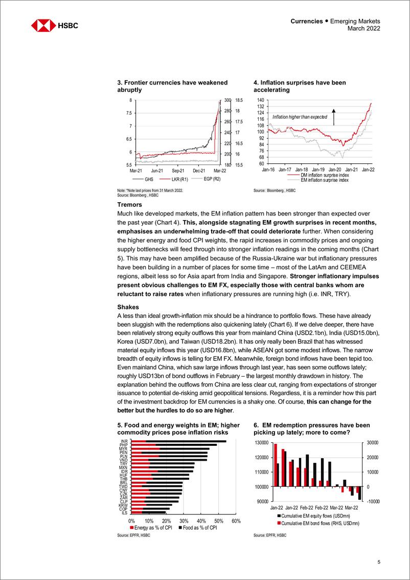 《HSBC-新兴市场投资策略-外汇路线图：震动与破裂-2022.3-95页》 - 第7页预览图