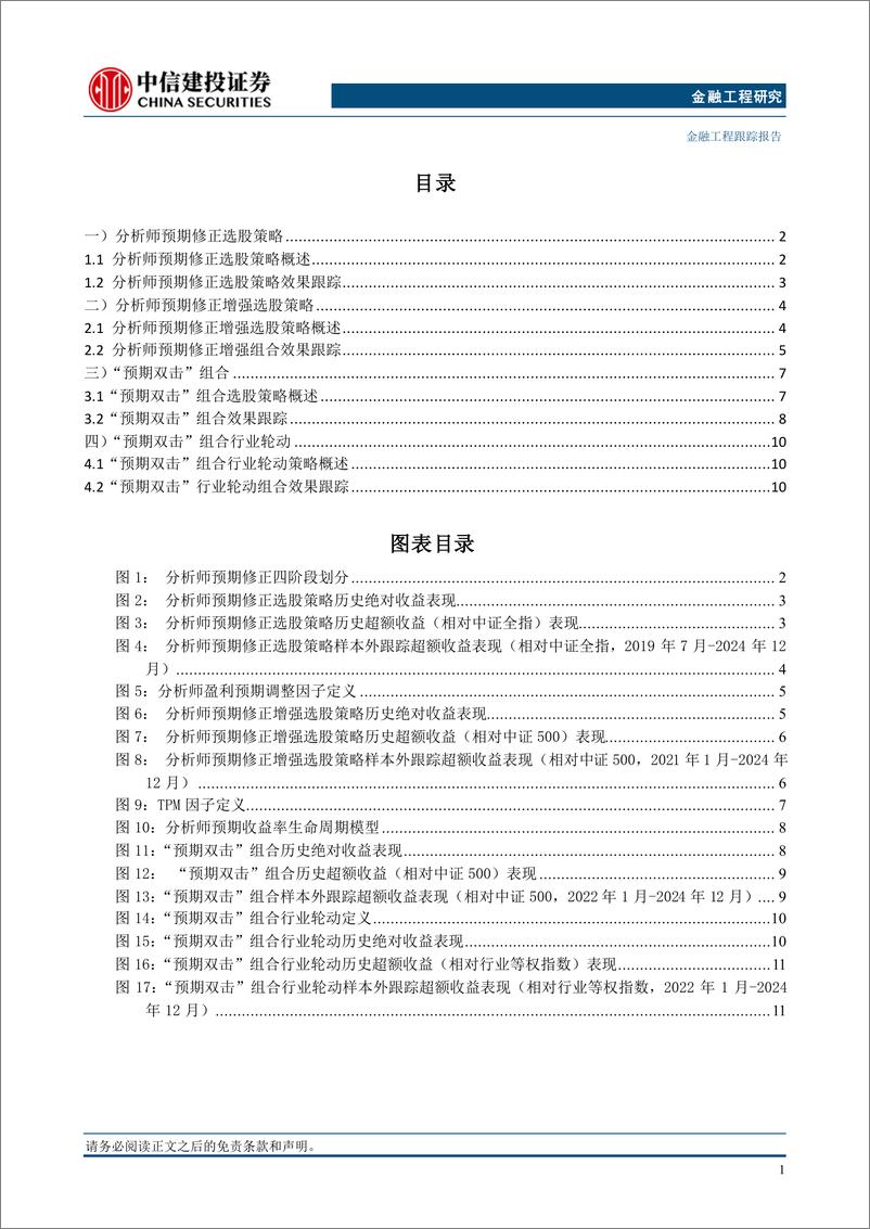 《分析师预期选股策略月报(2025年1月)：短期关注家电食饮消服汽车医药行业股票-250102-中信建投-15页》 - 第2页预览图