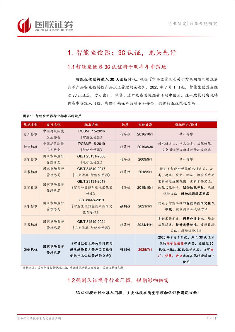 《轻工制造行业专题研究：3C认证后的智能坐便器格局推演-240805-国联证券-14页》 - 第5页预览图